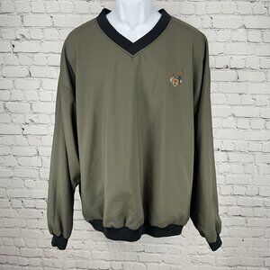 Forrester’s Outerwear Green Reversible Golf America V Neck Pullover USA Size 2XL